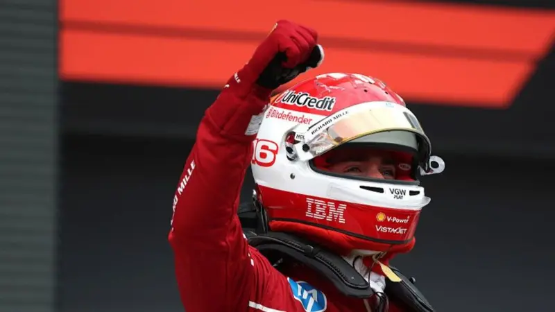 Leclerc has won eight races for Ferrari