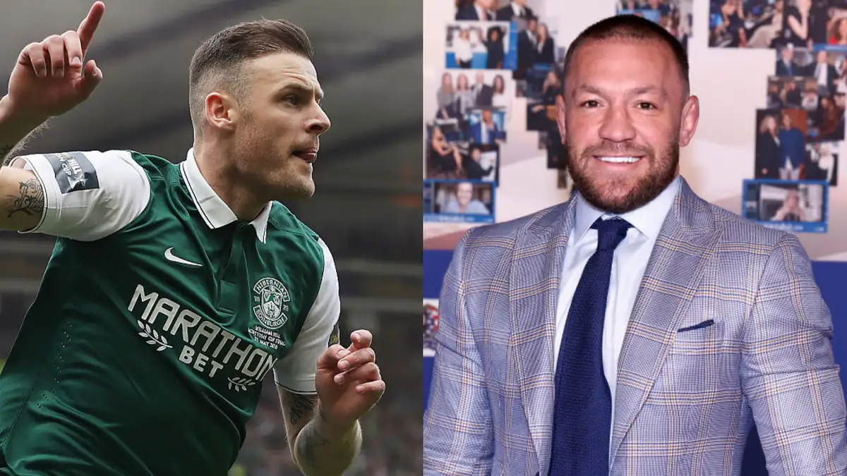 A former Premier League striker who has served time behind bars is set to return to football after joining Conor McGregor's pub team.