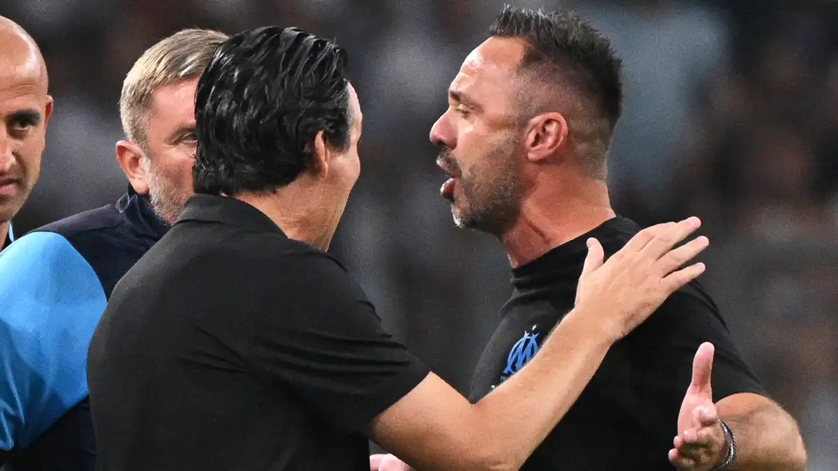 Roberto De Zerbi has explained his touchline clash with Unai Emery following Marseille's fiery 3-1 friendly win over Aston Villa. The tension boiled over after Mason Greenwood's bust-up with Tyrone Mings, with the OM boss revealing he 'didn't like' Emery complaining about his players.