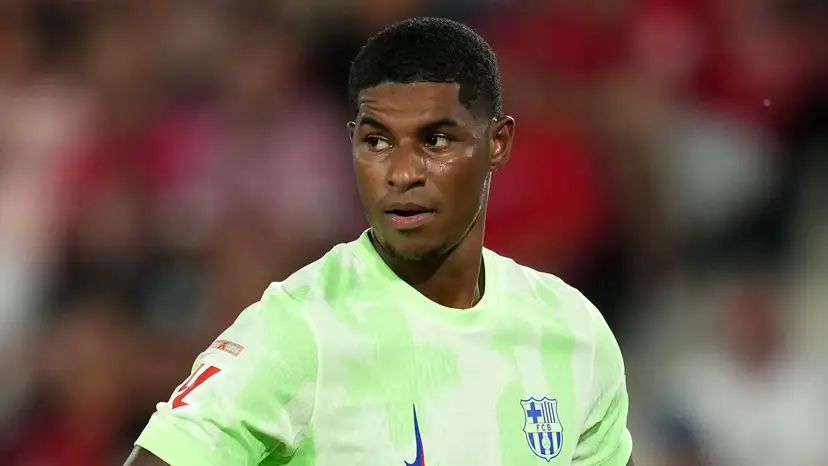 Marcus Rashford was handed his first La Liga start for Barcelona on Saturday