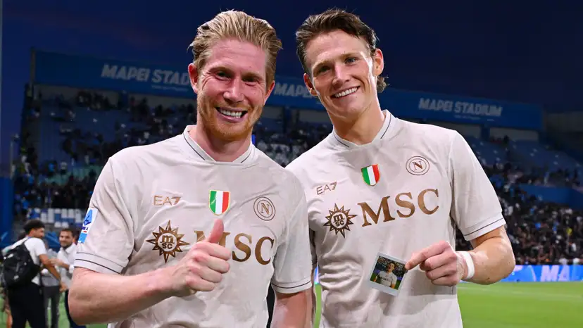 Scott McTominay could not hide his admiration for Kevin De Bruyne after Napoli’s 2-0 win over Sassuolo,