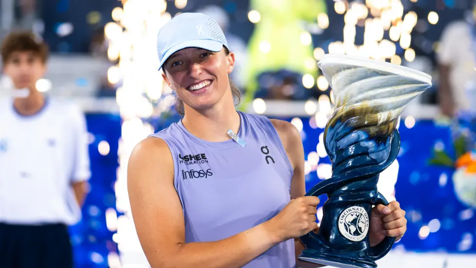 Swiatek won a maiden Wimbledon title last month