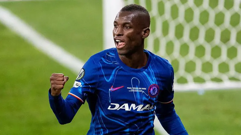 Nicolas Jackson's final goal for Chelsea was in the Conference League final against Real Betis