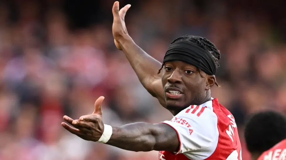 Noni Madueke was replaced by Bukayo Saka in the draw with Manchester City