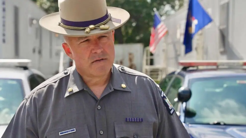 Major Stephen Udice is leading the police operation at the Ryder Cup