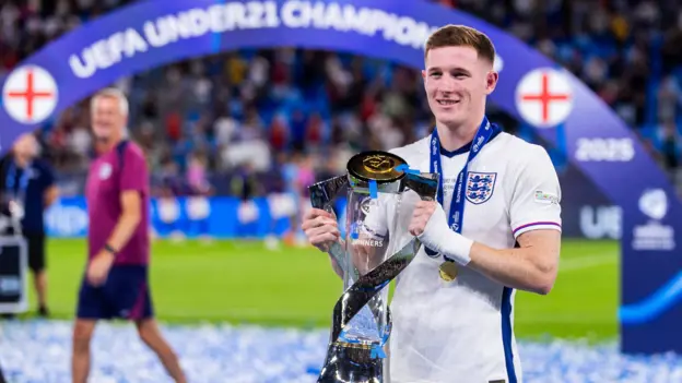 Elliot Anderson was named in the team of the tournament at last summer's European Under-21 Championship
