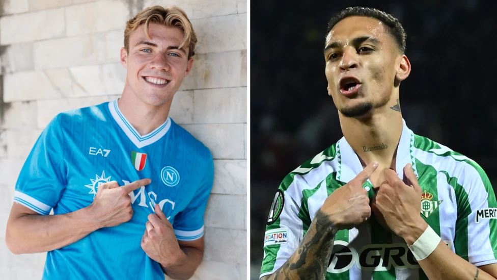 Manchester United paid a combined £153m to sign Rasmus Hojlund and Antony