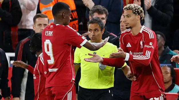 Alexander Isak and Hugo Ekitike are yet to be on the pitch together for Liverpool