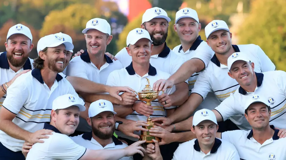 Luke Donald is only the second European Ryder Cup captain to lead the side to home and away victories