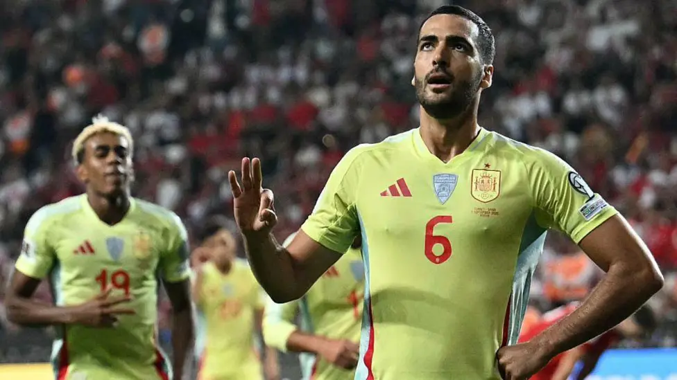 Mikel Merino scored the first hat-trick of his professional career in Konya