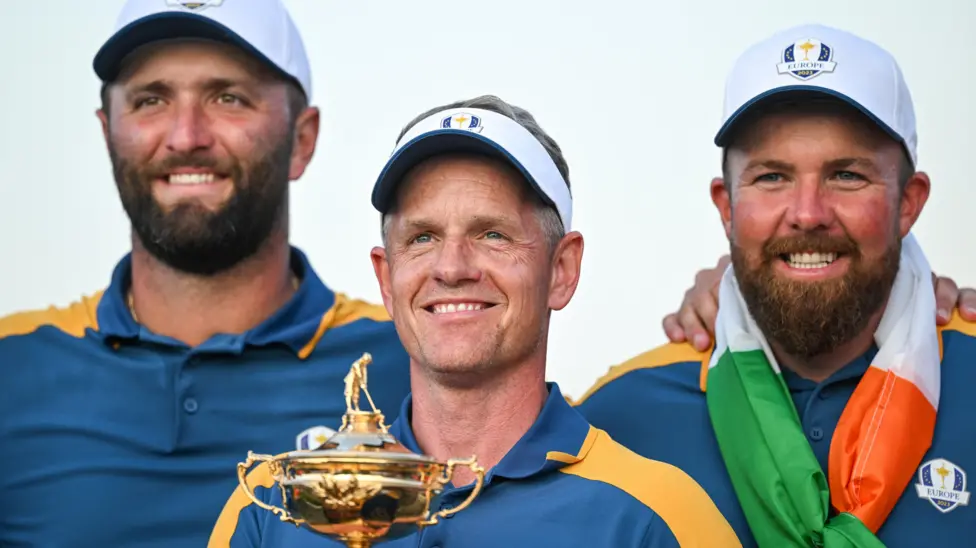 Jon Rahm and Shane Lowry are among captain Luke Donald's picks for the 2025 contest