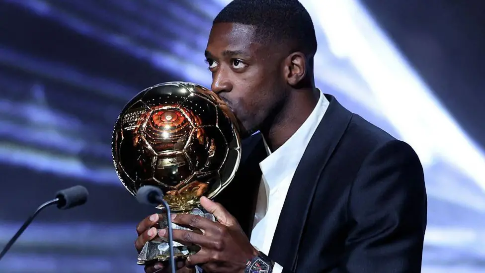 Ousmane Dembele was one of many Paris St-Germain winners on the night