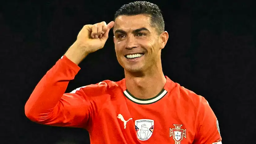 Cristiano Ronaldo is proud to have been handed a prestigious GOAT award by the Portuguese league that recognises him as the Best Player of All Time.
