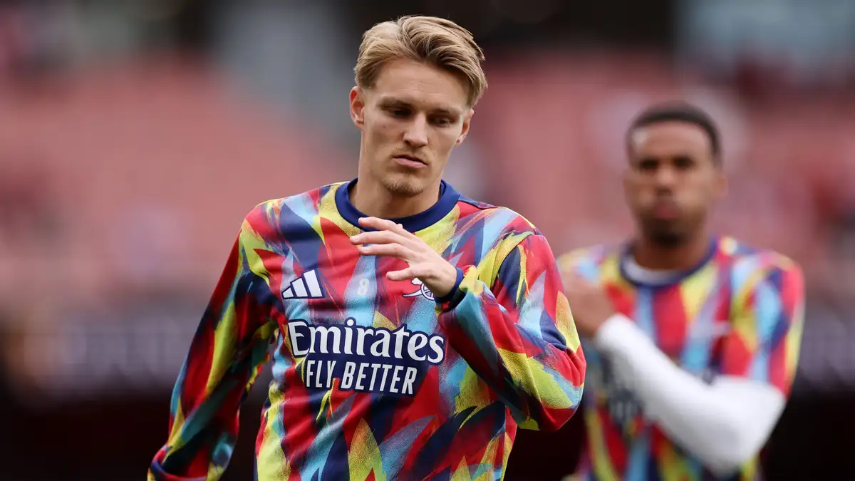 Martin Odegaard says he "doesn't care" about Arsenal legend Tony Adams' calls for him not to have the captain's armband.
