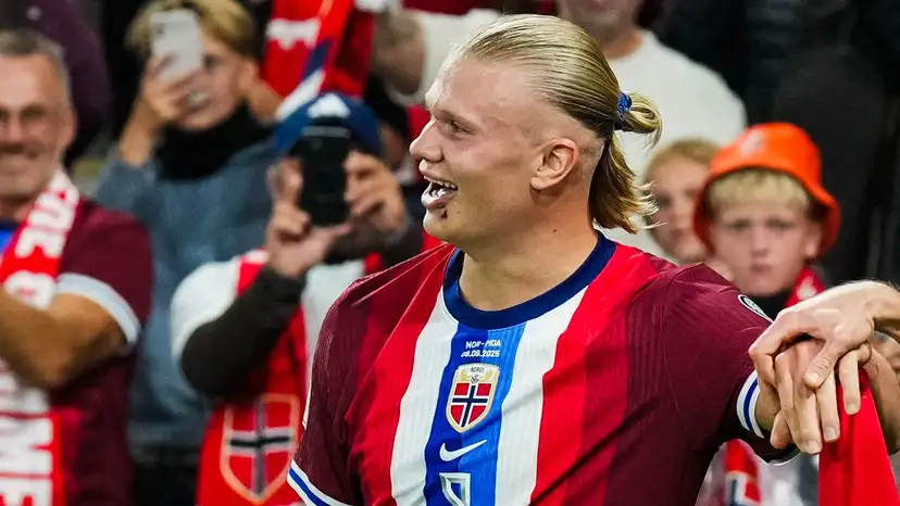 Erling Haaland gave a classy pep talk to Moldova goalkeeper Cristian Avram after Norway scored 11 goals past him in a World Cup qualifying game.