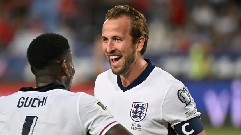 Harry Kane has defended Thomas Tuchel's England reign after scoring in their 5-0 thrashing of Serbia.