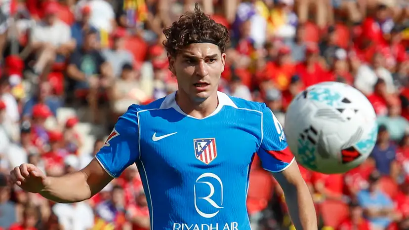 Atletico Madrid head coach Diego Simeone defended his decision to bring off Julian Alvarez