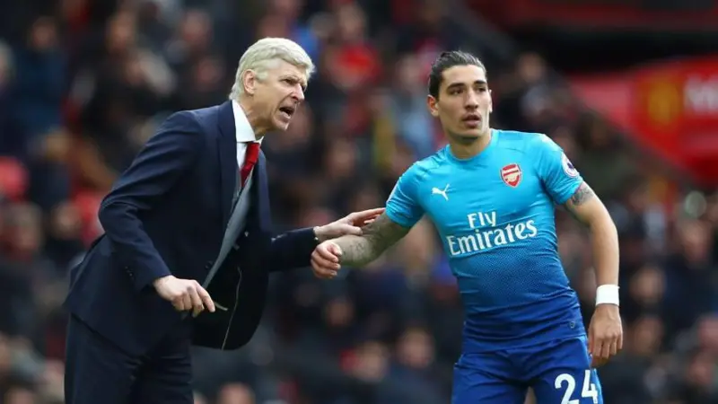 Bellerin played under Arsene Wenger for five years at Arsenal