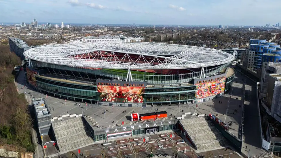Arsenal's Emirates Stadium is currently the fifth largest football club ground in England