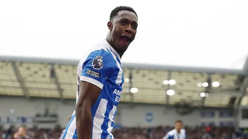 Welbeck scored in both halves for Brighton against Newcastle