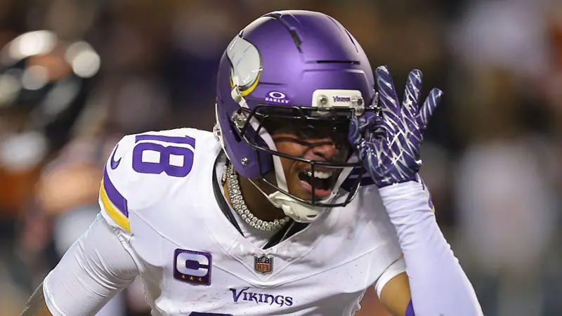 Justin Jefferson has registered the most receiving yards in the NFL (7,758) since being drafted in 2020