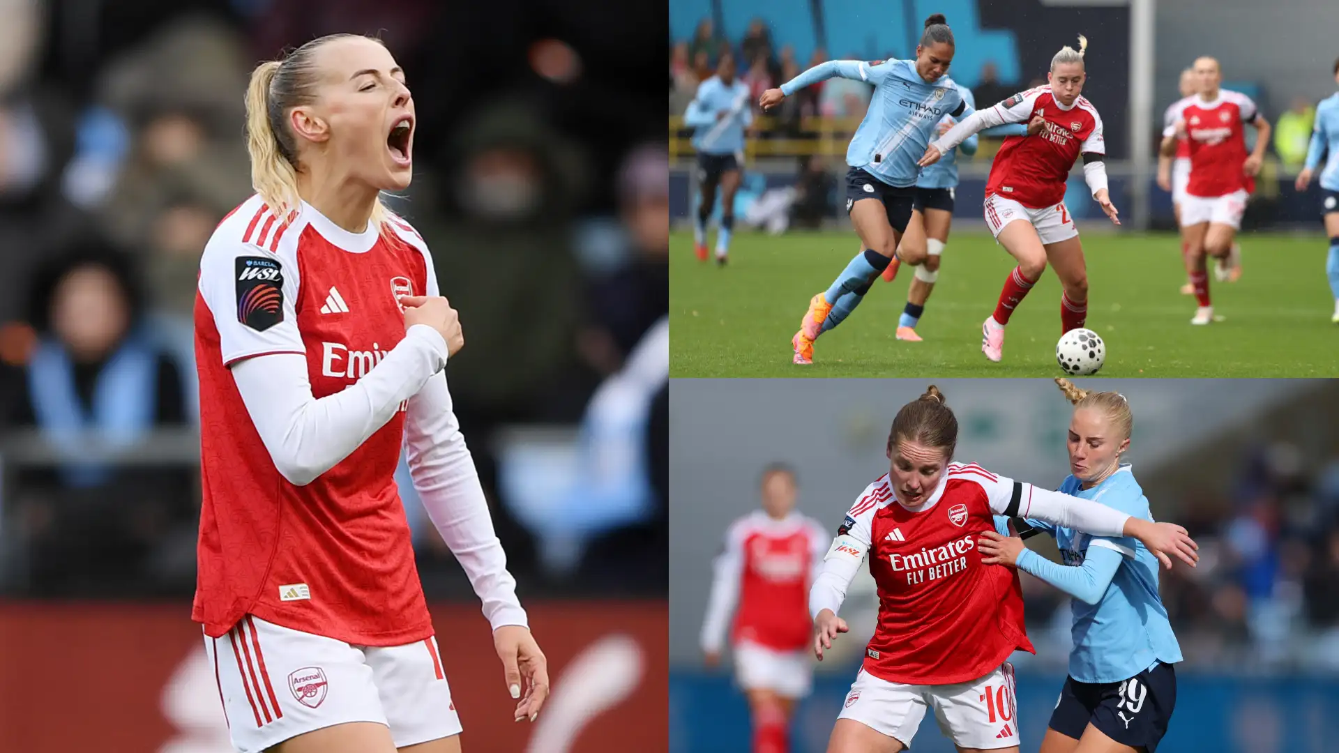 It looked like the script was written. With seven minutes remaining, Chloe Kelly had come back to haunt her former side, levelling things up for Arsenal at Manchester City with a superb strike that seemed to swing the momentum in the Gunners' favour. But the player who has so often been the hero in 2025, for club and country, would see her efforts reduced to a footnote as Iman Beney's even later effort condemned the north London side to a 3-2 defeat, one which ended their unbeaten start to the new Women's Super League season and leaves their title charge in a precarious position already.