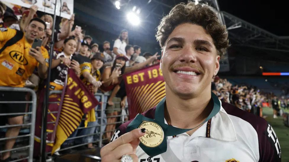 Reece Walsh won the Clive Churchill Medal as man of the match in the NRL Grand Final on 5 October