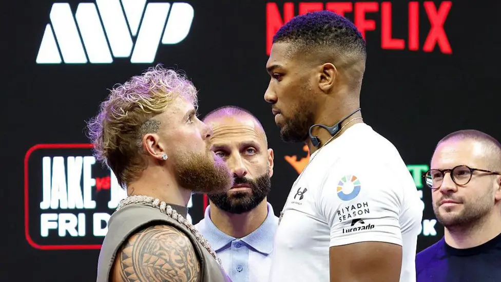 Anthony Joshua will face Jake Paul in an eight-round contest which will be shown live on Netflix