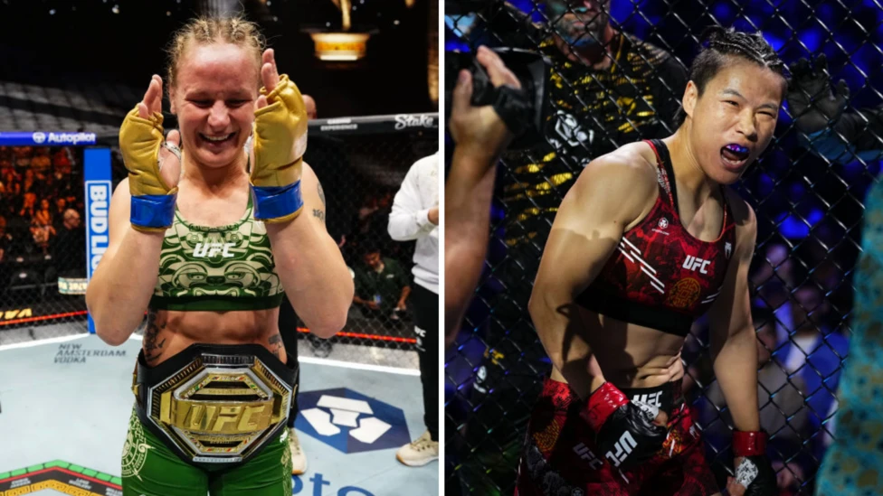 Valentina Shevchenko and Zhang Weili have 12 title defences between them