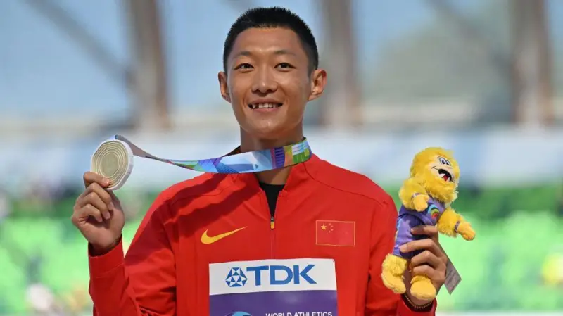 Wang Jianan won gold at the World Championships in Oregon in 2022
