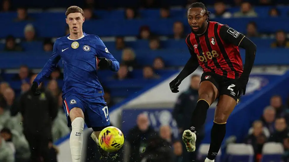 Semenyo completed the full 90 minutes as Palmer came off after 63 minutes on Tuesday night