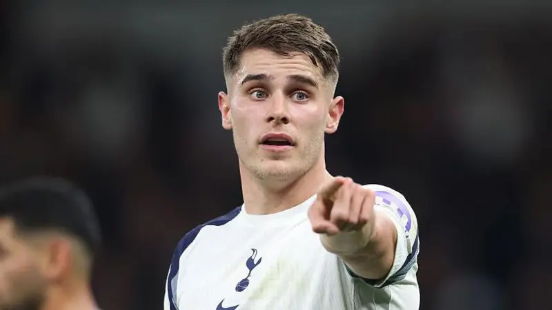 Van de Ven joined Tottenham from Wolfsburg in August 2023