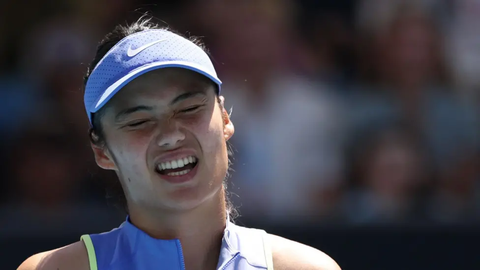 Emma Raducanu was aiming to reach the Australian Open third round for the second successive year