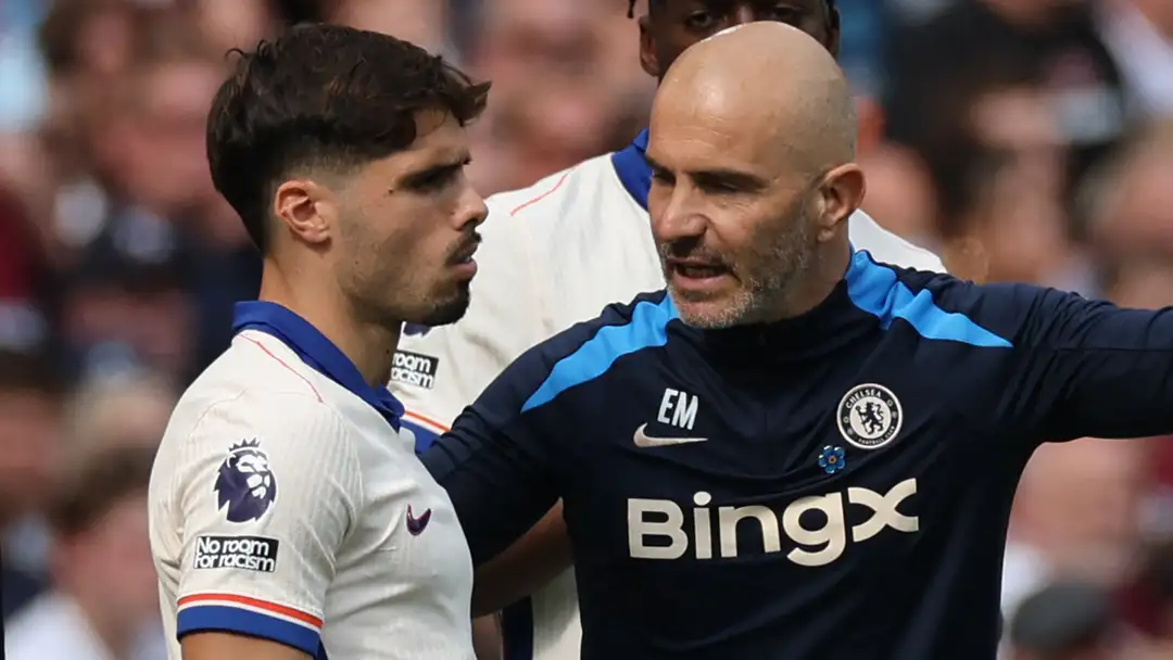 Pedro Neto says he felt "sad" and "surprised" at the news of Chelsea boss Enzo Maresca'