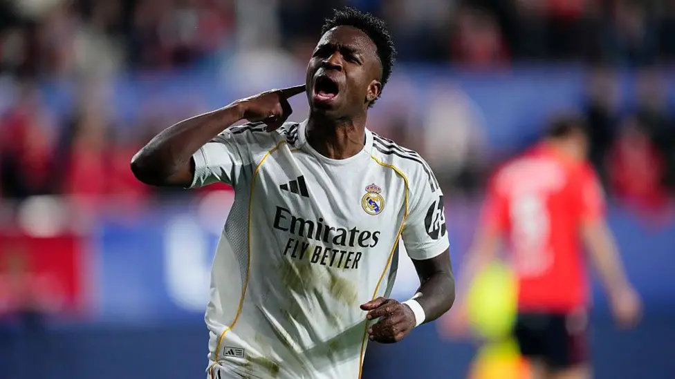 Vinicius Junior scored his first La Liga goal away from home since 23 September