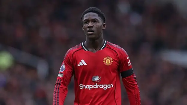 Kobbie Mainoo made his Manchester United debut in January 2023