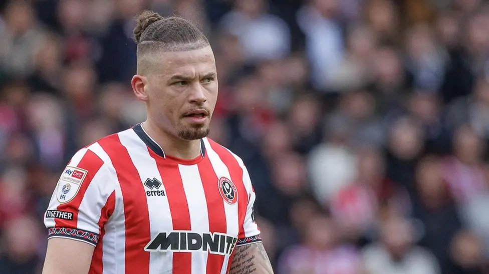 Kalvin Phillips was sent off just after half-time in Sunday's Steel City derby