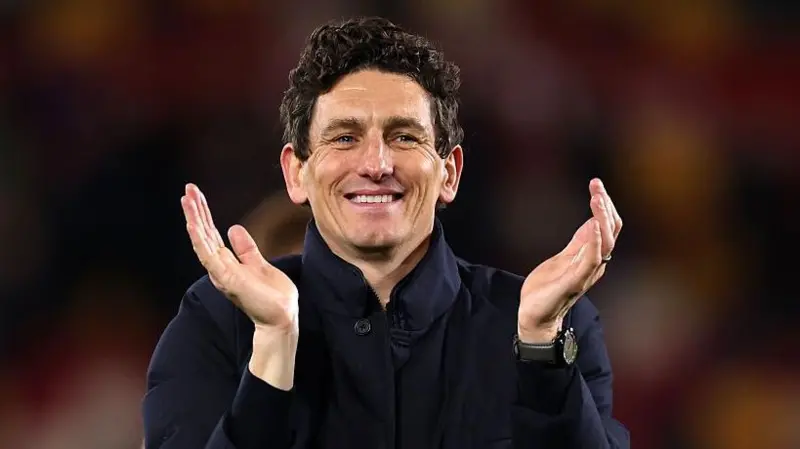 Keith Andrews has led Brentford to seventh in the Premier League in his first season as a manager