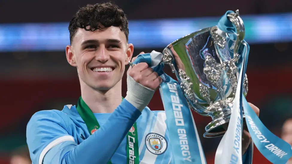 Phil Foden collected his 18th trophy as a Manchester City player