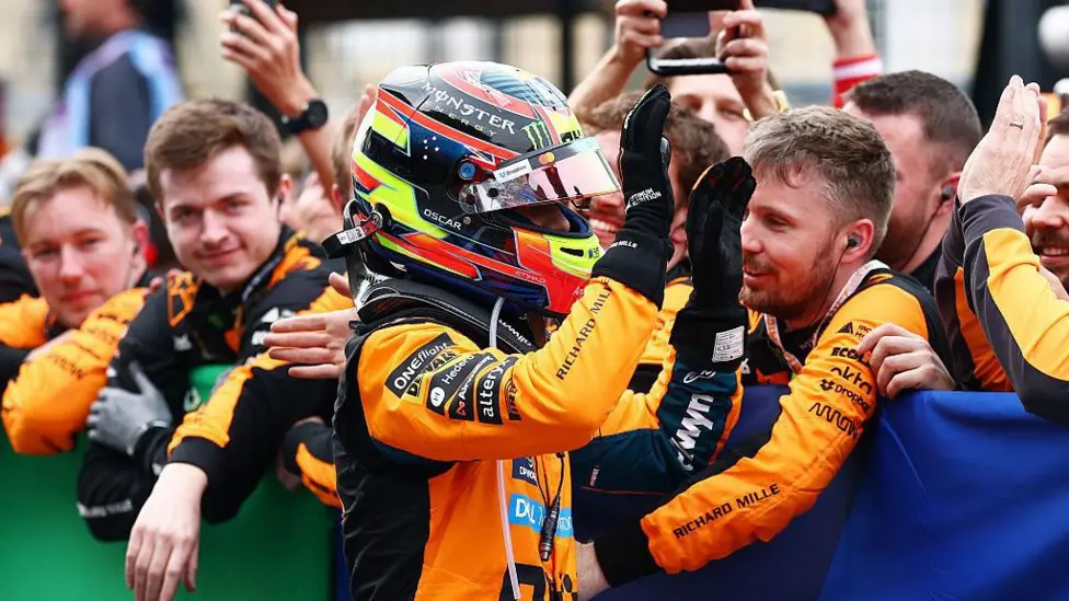 Oscar Piastri finished third in the 2025 drivers' championship, 13 points behind champion and McLaren Lando Norris