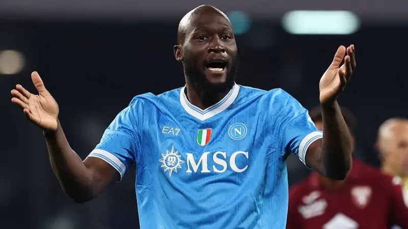 Lukaku joined Napoli from Chelsea in 2024