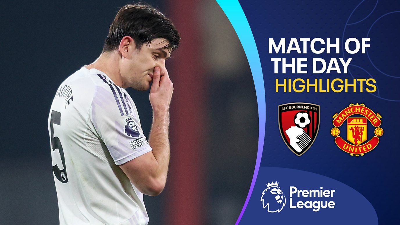Highlights: Maguire shown red as Manchester United held at Bournemouth