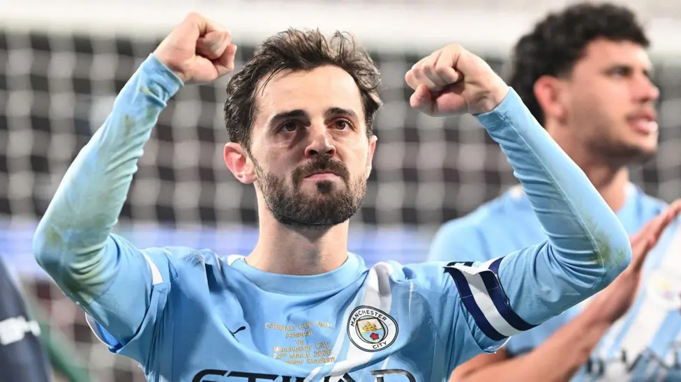 Captain Bernardo Silva has won 18 pieces of silverware at Manchester City