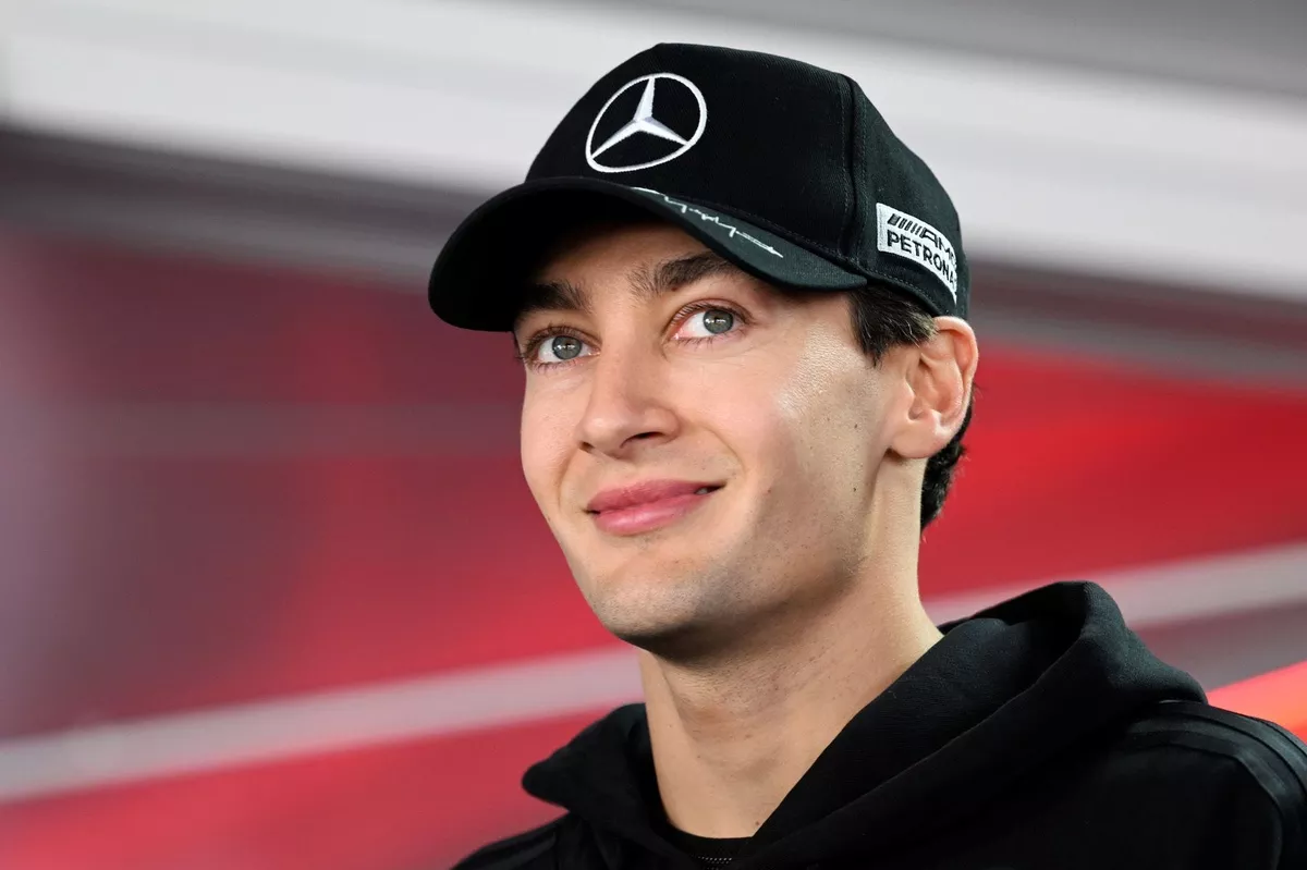 George Russell recreated an iconic "Tokyo Drift" movie moment in a Mercedes promo shoot ahead of the Japanese Grand Prix