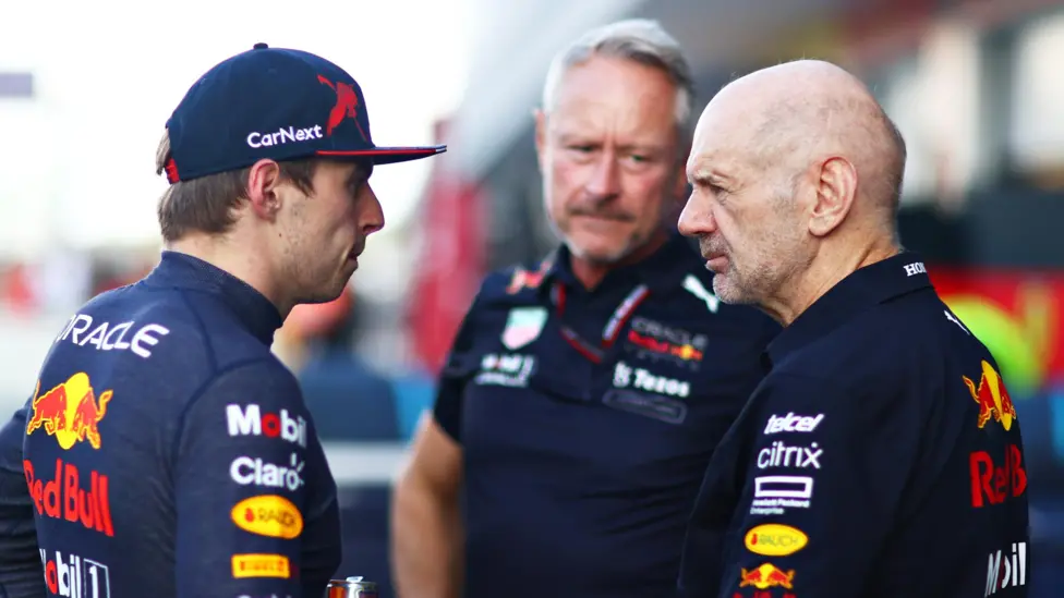 Wheatley (centre) and Newey (right) worked together at Red Bull for 20 years