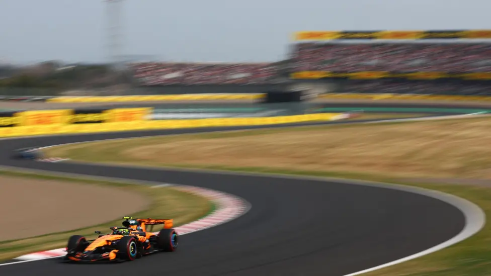 Lando Norris qualified 0.631s behind polesitter Kimi Antonelli of Mercedes