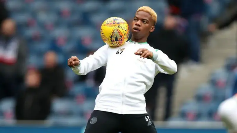 Musonda made eight appearances for Celtic

