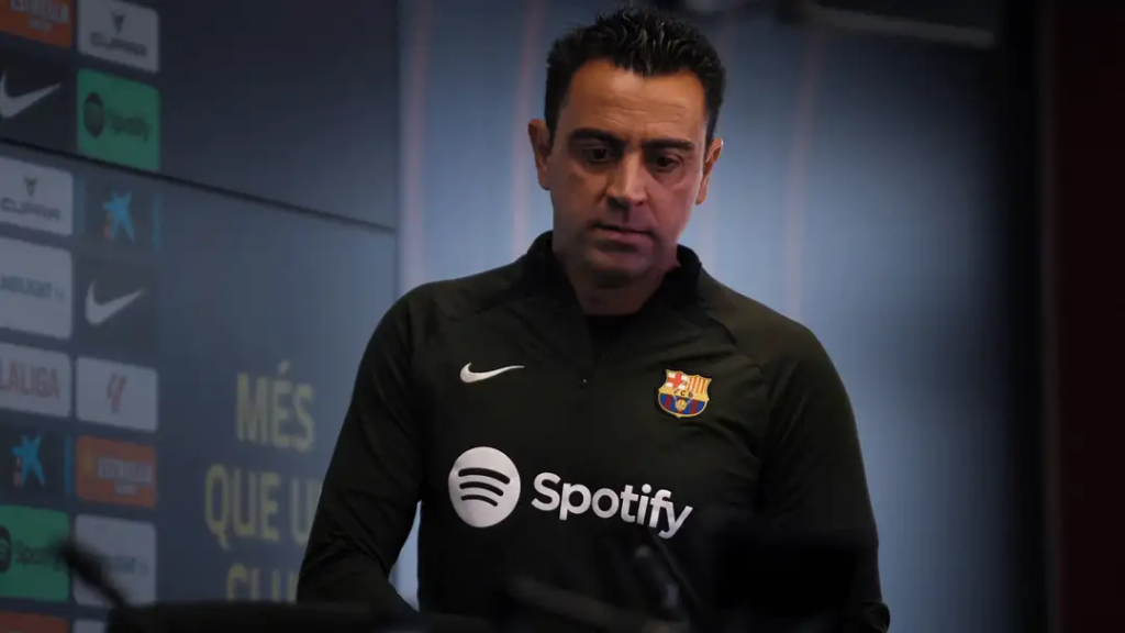 Joan Laporta fires back at Xavi as he brutally criticises Barcelona legend's managerial skills & says Hansi Flick is 'winning games with the same players'
