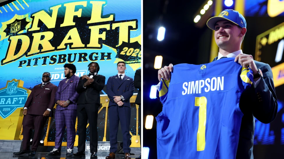 A record crowd watched the NFL Draft this year, where Ty Simpson was a big shock selection in the first round by the Los Angeles Rams