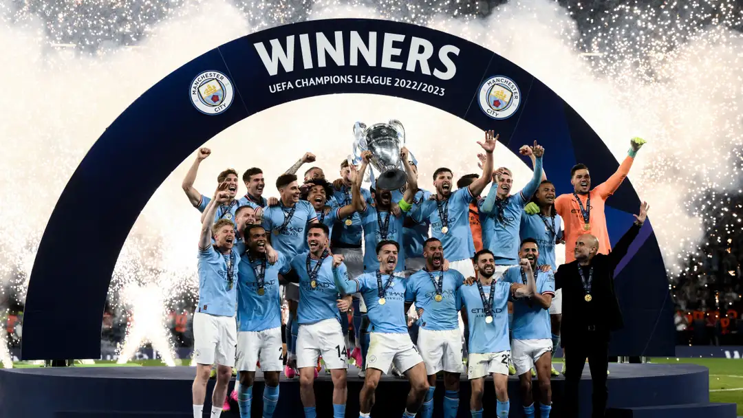 A mystery is brewing at the Etihad Stadium following the news that a full set of winners' medals from Manchester City's historic Treble-winning